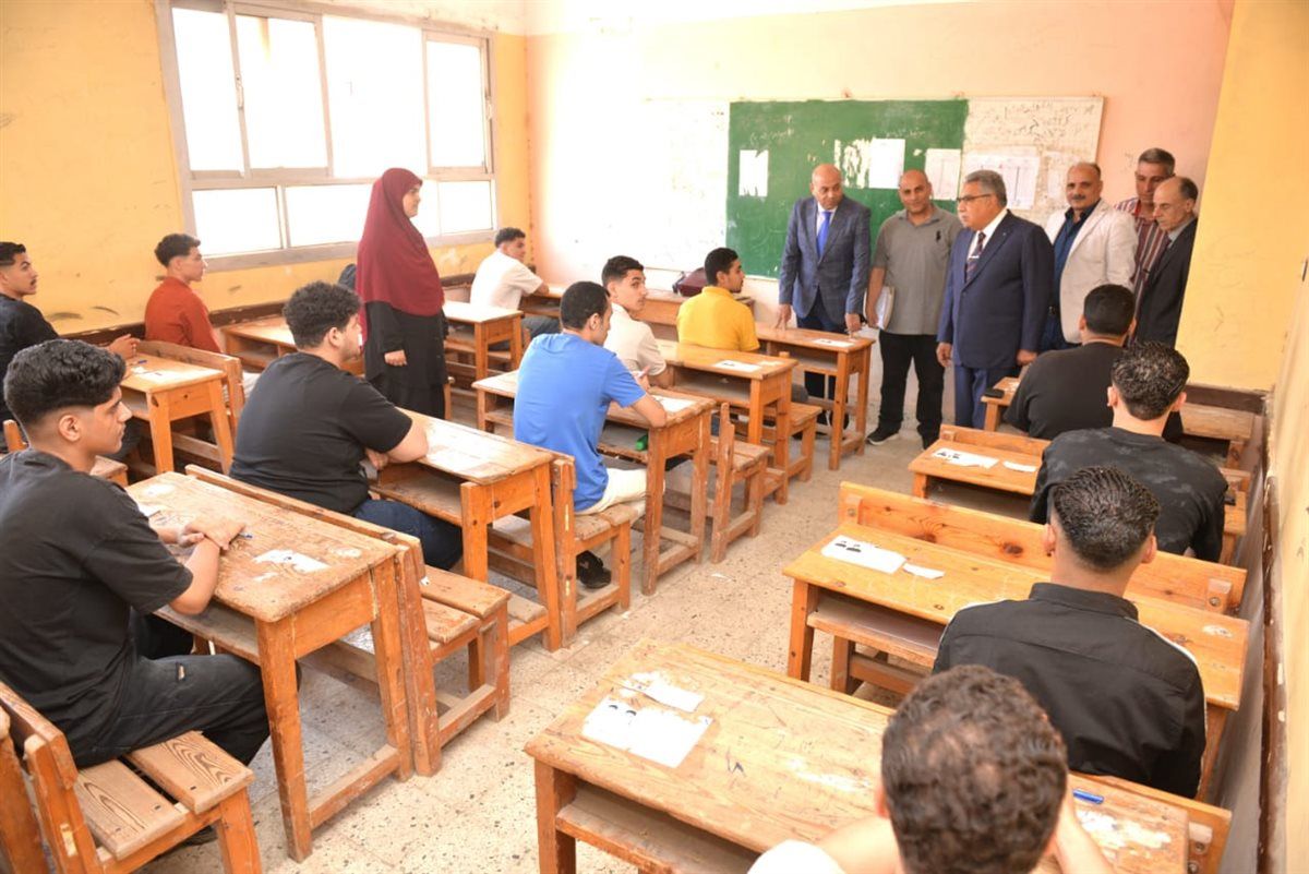  محافظ الدقهلية يتفقد لجان الثانوية العامة ببلقاس، فيتو