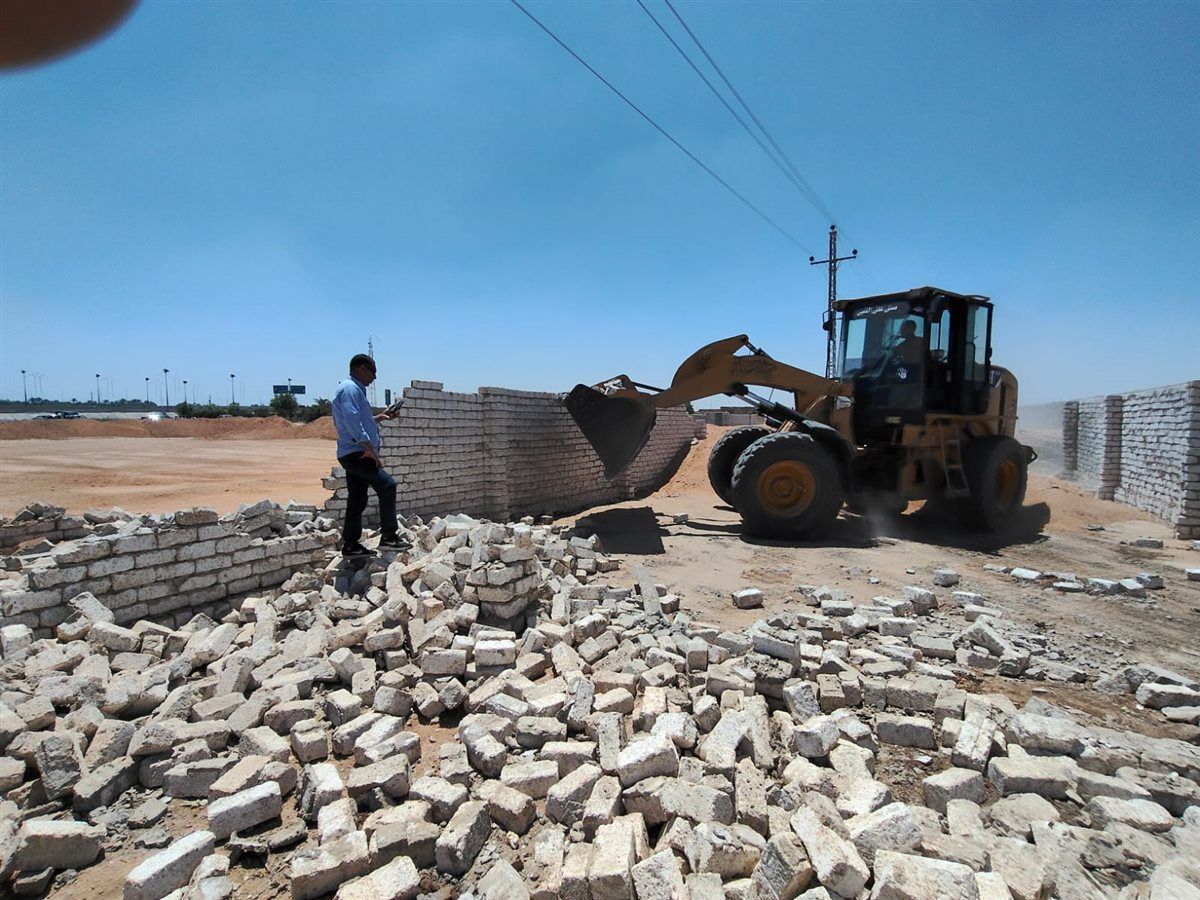 حملة إزالة التعديات بمراكز القصاصين في الإسماعيلية، فيتو