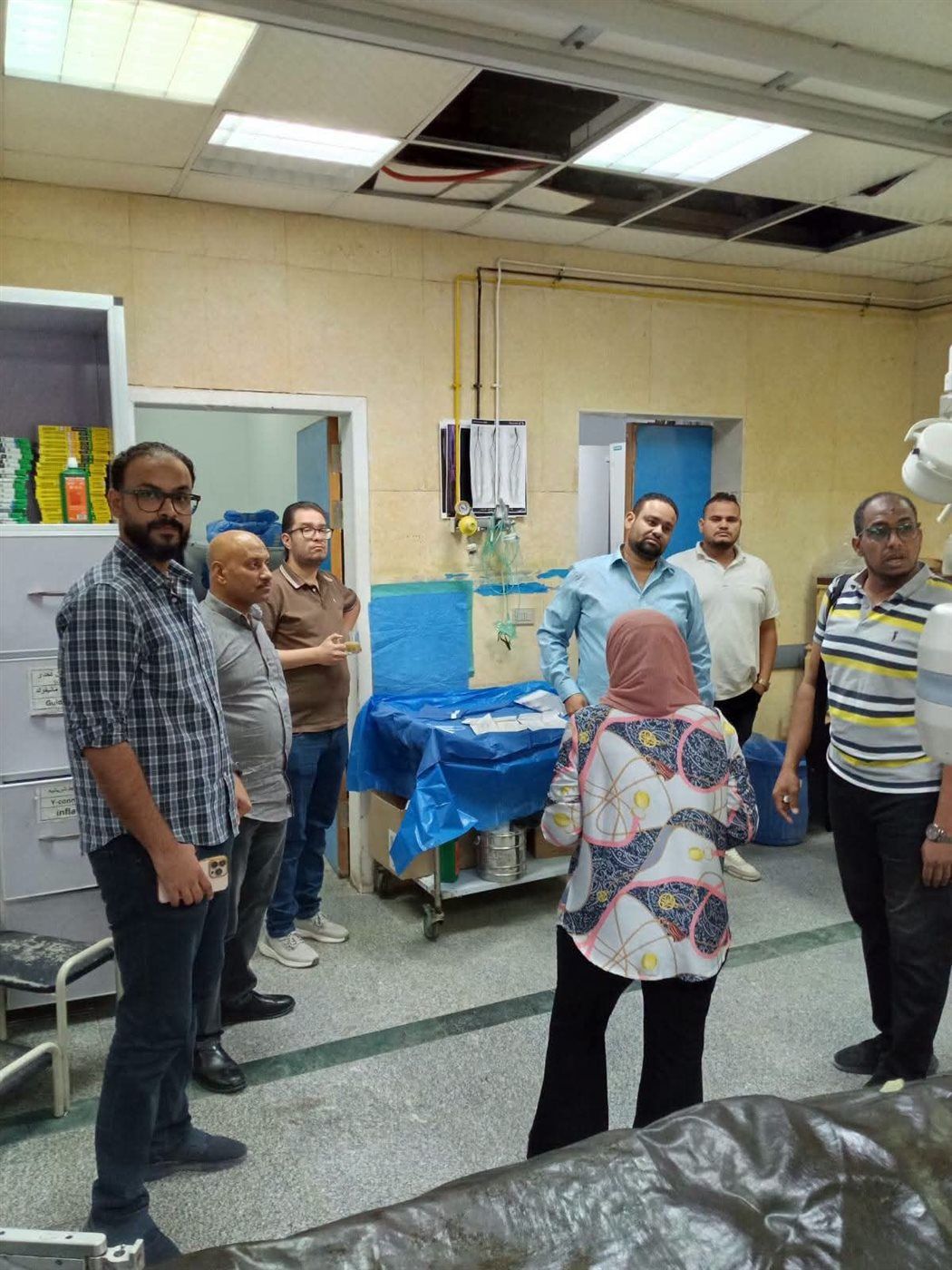 مستشفيات قنا الجامعية تواصل تطوير وحدة القسطرة القلبية 