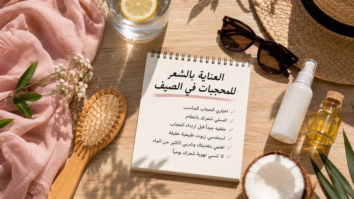 العناية بالشعر للمحجبات