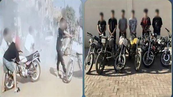 حفل زفاف يتحول إلى واقعة أمنية، ضبط 6 أشخاص بسبب حركات استعراضية بالدراجات في المنوفية