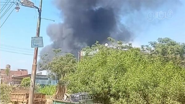 حريق هائل يلتهم مصنع أخشاب في شبرابيل بالغربية