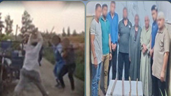 مشاجرة بالعصي في البحيرة بسبب خلاف على قطعة أرض زراعية والأمن يضبط المتهمين