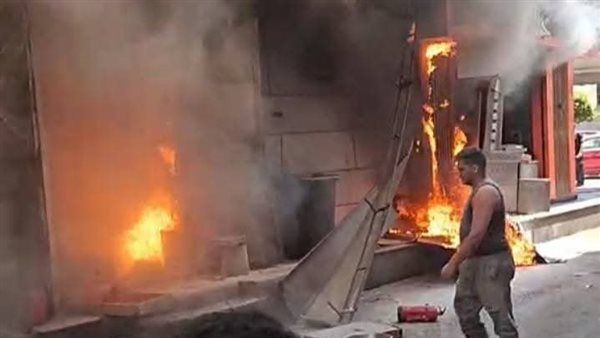 السيطرة على حريق التهم محتويات مطعم في ميدان المطبعة بدار السلام والسبب أسطوانة بوتاجاز