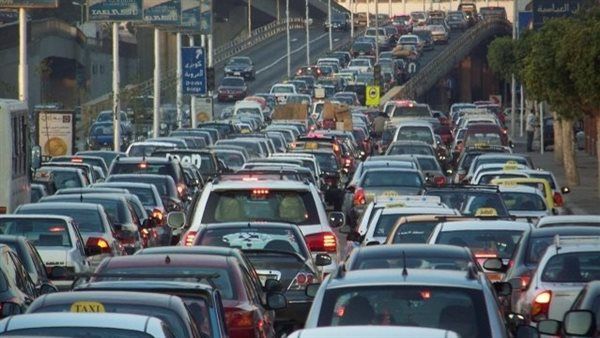 حالة المرور اليوم، كثافات متحركة بمناطق وسط البلد وشارعي رمسيس والهرم
