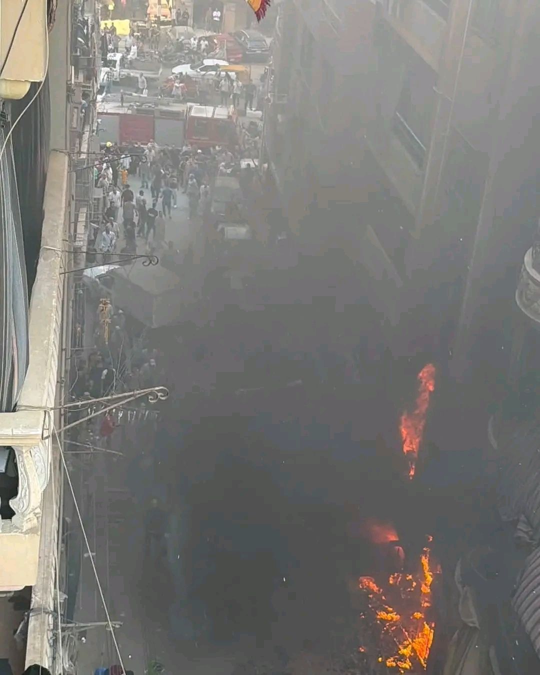 حريق يلتهم مكتبة بالشرقية،فيتو 