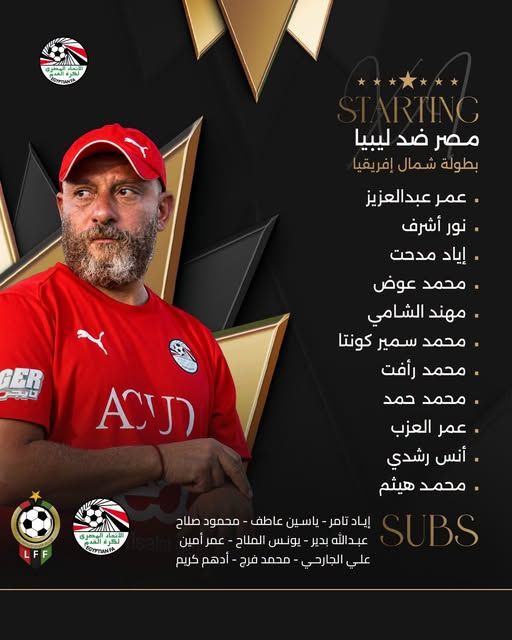تصفيات شمال أفريقيا للشباب، مصر تتقدم على ليبيا بهدف في الشوط الأول