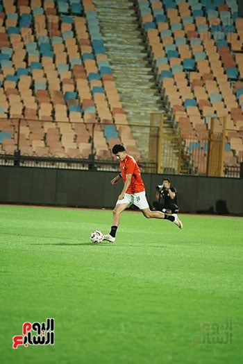عمر فايد فى المران عمر فايد فى المران