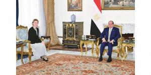 السيسي وكالاس يشددان على تطور العلاقات ويؤكدان رفض أي مساعٍ لتهجير الفلسطينيين