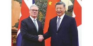 الصين وبريطانيا تتفقان على تطوير شراكة إستراتيجية شاملة لمواجهة التحديات العالمية