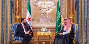 ولي العهد يلتقي رئيس الجمهورية العربية السورية