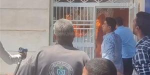 التكييفات السبب، إخماد حريق في مبنى الرعاية الصحية بالأقصر (صور)