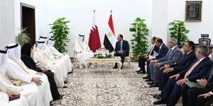 رئيس الوزراء يبحث مع نظيره القطري سبل تعزيز التعاون في المجالات المختلفة