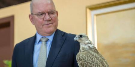 سفير هولندا يزور مهرجان الملك عبدالعزيز للصقور 2025