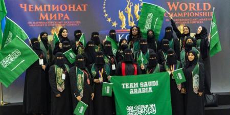 الفريق السعودي يحقق إنجازًا عالميًا في روسيا ويحصد سلسلة من الجوائز الدولية في بطولة عالمية للتجميل
