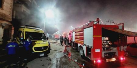 حريق مروع بالقاهرة.. وفيات ومصابين في مصنع ملابس بالزيتون