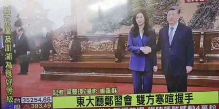 الرئيس الصيني يؤكد لزعيمة المعارضة التايوانية ثقته في وحدة الشعبين