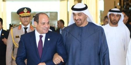 مصر والإمارات تتوافقان على أهمية التنسيق للحفاظ على أمن ومصالح الدول العربية
