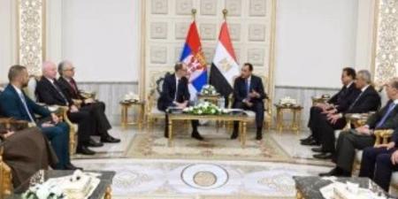 رئيس الوزراء يلتقى نظيره الصربى على هامش افتتاح المؤتمر الطبى الأفريقى