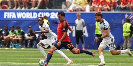 كيتيلير يحرز هدف التعادل لمنتخب بلجيكا في شباك إسبانيا