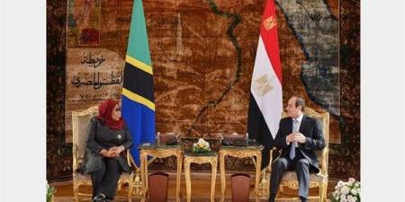 السيسي في دار السلام.. قمة مصرية تنزانية لتعزيز العلاقات الاقتصادية والاستثمارىة.. ترسيخ التعاون الاستراتيجي في شتي المجالات.. وأزمة المياه وسد النهضة تتصدر المباحثات