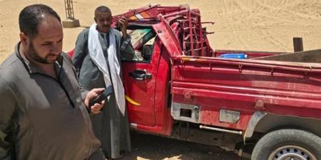 مصرع وإصابة 30 شخصا، ننشر الصور الأولى لحادث صحراوي ملوي بالمنيا