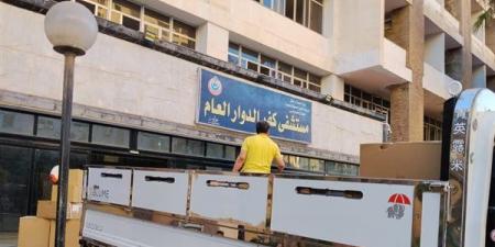 أبرزها للصدمات الكهربائية والتنفس الصناعي، دعم مستشفى كفر الدوار العام بأجهزة طبية حديثة