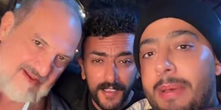 زهقنا من الشغل معاك، وصلة مزاح بين عصام السقا وخالد الصاوي والعوضي يشعل السوشيال ميديا