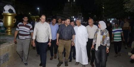 جولة مفاجئة بالروضة، محافظ دمياط يتابع الخدمات ومستشفى المدينة ومركز الشباب (صور)