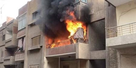 حريق داخل شقة سكنية بمدينة نصر والحماية المدنية تسيطر على النيران