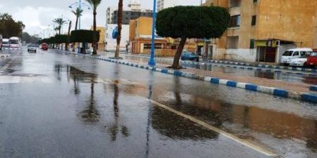 السحب الممطرة تقترب، أمطار متفاوتة الشدة تضرب دمياط والسواحل الشمالية
