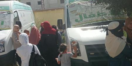 الكشف على 1508 مواطنين بالقافلة الطبية بقرية الشهيد خيري بالإسماعيلية