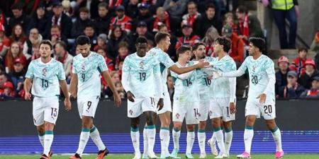 لياو بالرقم 7، تشكيل البرتغال الرسمي ضد الدنمارك في دوري الأمم الأوروبية