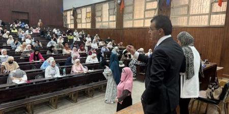 عقد امتحانات القبول بكلية الاداب بمرحلة الدراسات العليا لكل الأقسام