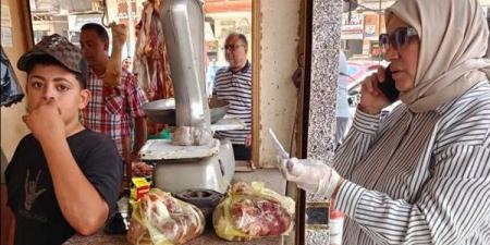 ضبط لحوم فاسدة ومذبوحة خارج المجازر في حملة مكبرة بدمياط