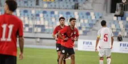منتخب مصر للشباب يتأخر أمام المغرب 2-0 فى الشوط الأول بتصفيات شمال أفريقيا
