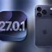 عطل باللمس والكاميرا، آبل تطلق تحديث iOS 27.0.1 لإصلاح مشاكل آيفون 18 برو