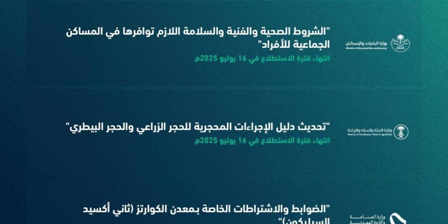 طرح 13 مشروعا عبر منصة «استطلاع» لأخذ مرئيات العموم والقطاعين الحكومي والخاص