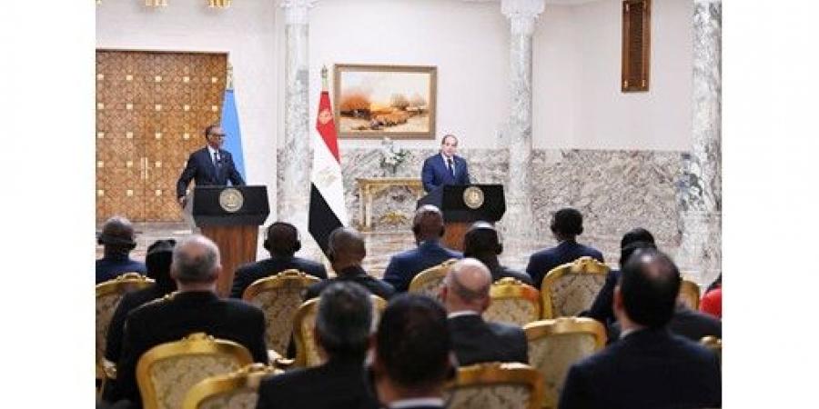 السيسي
استقبل
نظيره
الرواندي:
مصر
لن
تقبل
المساس
بحقوقها
المائية