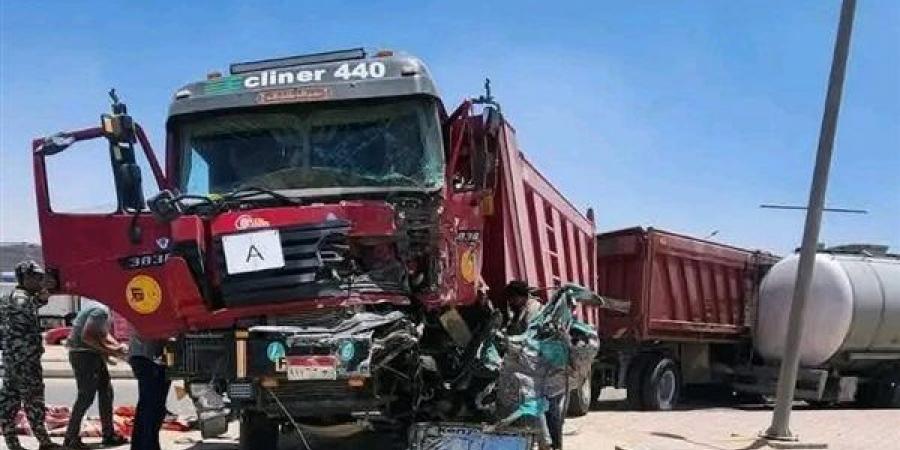 استنفار مروري وتحقيقات موسعة بعد حادث تصادم نقل ثقيل بالعاشر من رمضان