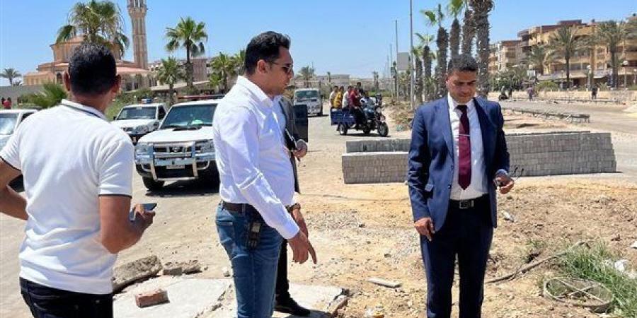 نائب محافظ الدقهلية يتابع أعمال التطوير والتجميل بمدينة جمصة