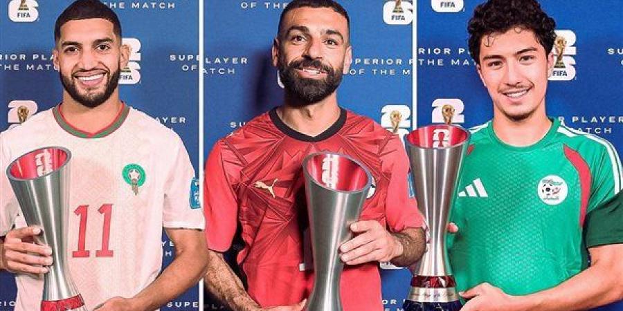 2 من مصر، 6 نجوم عرب حصلوا على جائزة رجل المباراة بكأس العالم