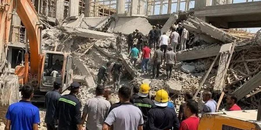 مصرع عامل وإصابة 5 آخرين في انهيار سقف مصنع تحت الإنشاء بأسيوط