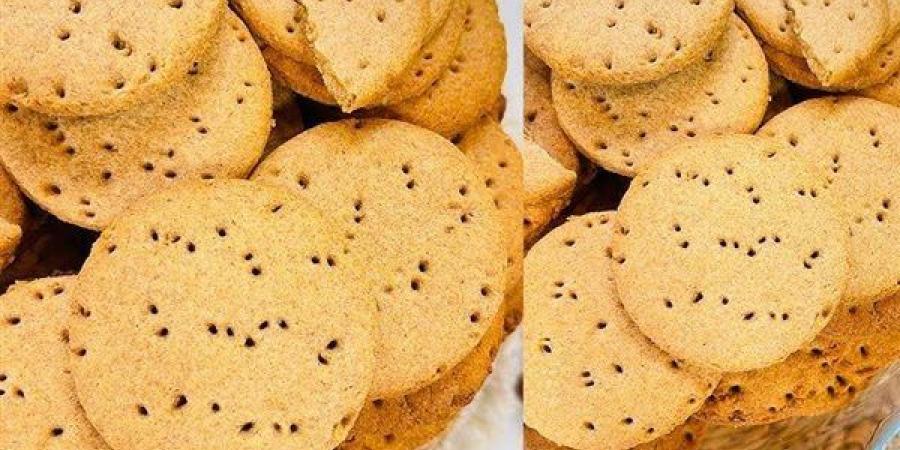 خطوات بسيطة، طريقة عمل بسكويت الحبة الكاملة