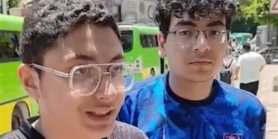 سهل والأسئلة مباشرة، ارتياح بين طلاب الثانوية العامة بالمنوفية بعد امتحان الفيزياء (فيديو)