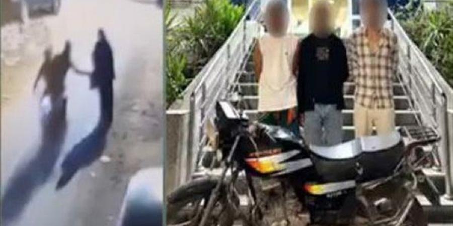 فيديو يكتب نهاية "الخطيفة" بالفيوم، سقوط لصّي حقائب السيدات