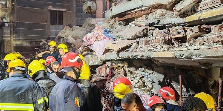 استدعاء مالك عقار زفتى المنهار والجيران لسماع أقوالهم