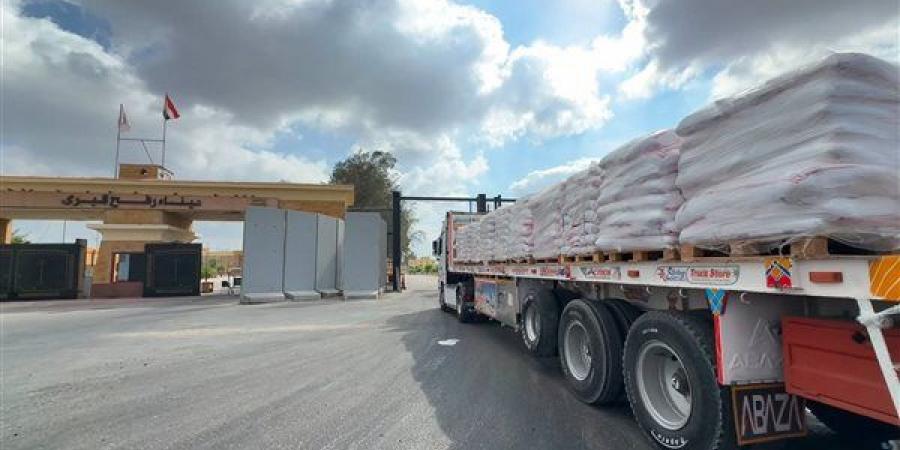 الهلال الأحمر يطلق القافلة الـ 252 من "زاد العزة" إلى غزة بأكثر من 4 آلاف طن مساعدات (صور)