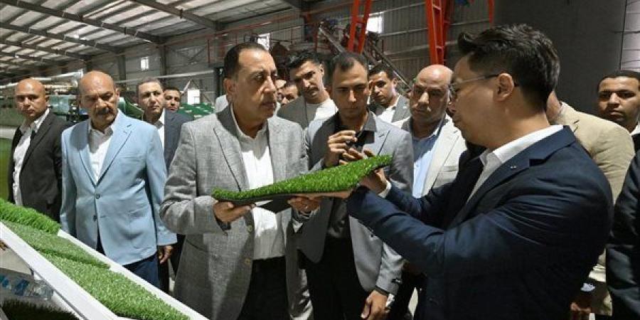باستثمارات 4 ملايين دولار، مدبولي يفتتح مصنعh لإنتاج النجيل الصناعي بالمنطقة الاقتصادية لقناة السويس 