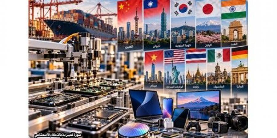 من الهاتف للكمبيوتر.. 10 دول تهيمن على 94% من صناعة الأجهزة الرقمية